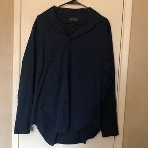 Calvin Klein button down Navy blue